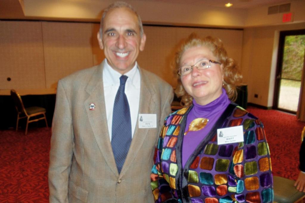 120: ABA member, and Webmaster, Peter J. Tavino, Jr., and his wife, Mary, of Litchfield, at our Luncheon and Meeting.