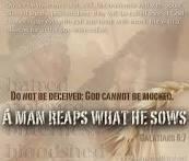 For he who sows to his flesh will of the flesh reap corruption,