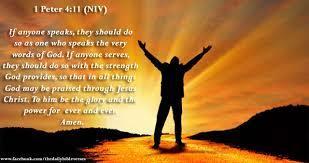 If anyone ministers, let him do it as with the ability which God