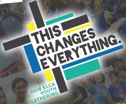 YOUTH going into grades 8 12 who are interested in attending the 2018 ELCA Youth Gathering in Houston Texas from June 27 July 1, 2018 should contact the church office at 724-834-1457 and leave your