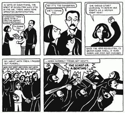 GROUP 1: IMAGE ON POLITICAL CHANGE IN IRAN (1979) Satrapi, Marjane. Image. Persepolis: The Story of a Childhood, 78. New York: Pantheon Books, 2003. http://vickitheviking.blogspot.