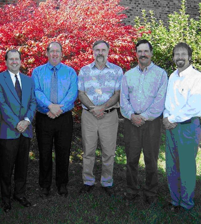Active Deacons Left to Right: Bruce Liggett, John Plummer, Mike Cook, Bob Gerling, and Jeff Krueger.