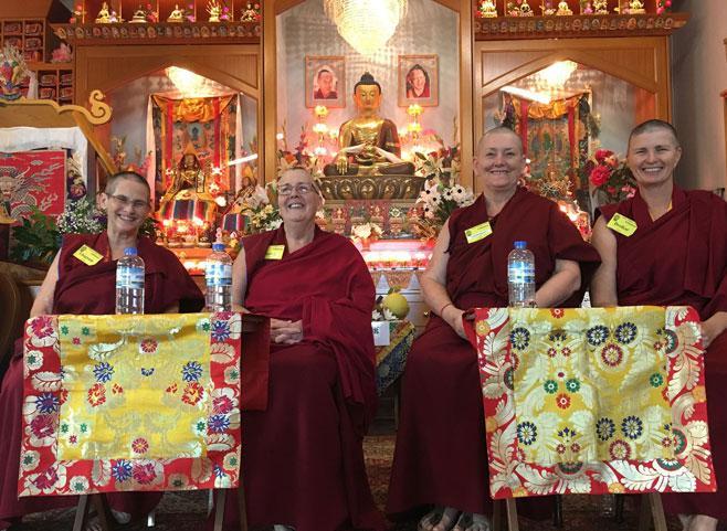 I might even go so far as to say that it was the 'year of the sangha', with more monks and nuns visiting us than ever before!