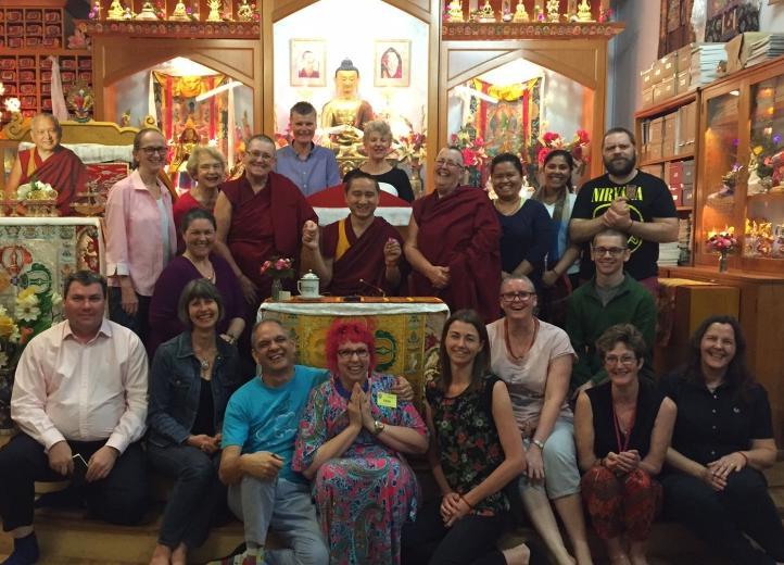 During the past year LTC has been blessed with two visits from Geshe Tenzin Zopa, giving public talks and weekend teachings.