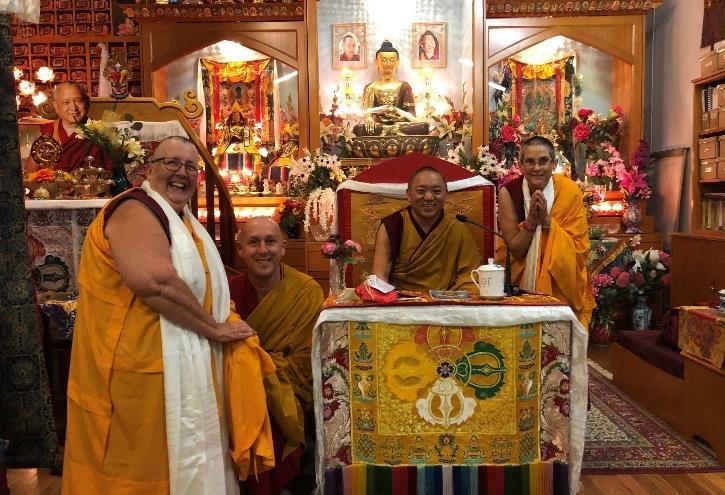 Monks and Nuns Ven. Lozang Trin-lä (Sangha Care) What a very great privilege it is for me to be a member of Langri Tangpa Centre's Management Committee in the role of Sangha Care and Support.
