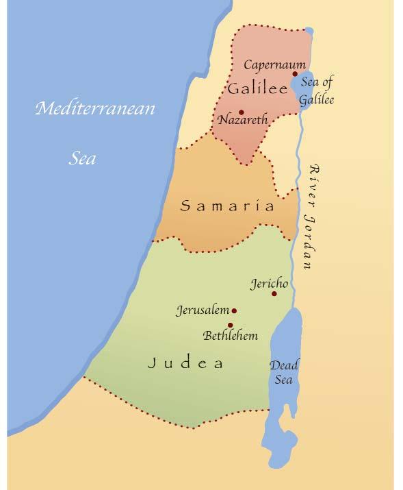 1 The Context To understand the geography of Palestine. To know how Palestine was governed. To be aware of the different reactions among the Jews to Roman rule.