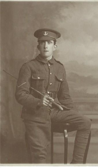 War Record - Thomas Thomas served with the South Lancashire Regiment in the 1 st /4 th Battalion and enlisted in May 1915, (16) his Regimental Number was 235378 and rank was sergeant (15).