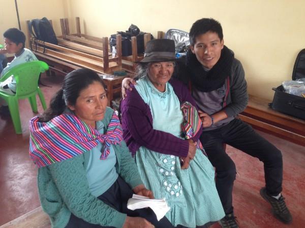 Everyone was needed --- from University friends like Nilton, who translated Quechua for us, and Yuri (Preaching in the opening
