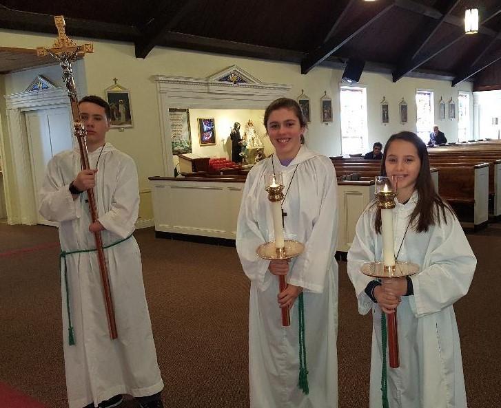 The Altar Server Ministry... Thanks to Kenny Gertler for the photo!
