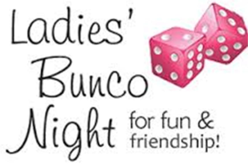 Ladies Bunco Night brought to you by the Parish Health Ministry.
