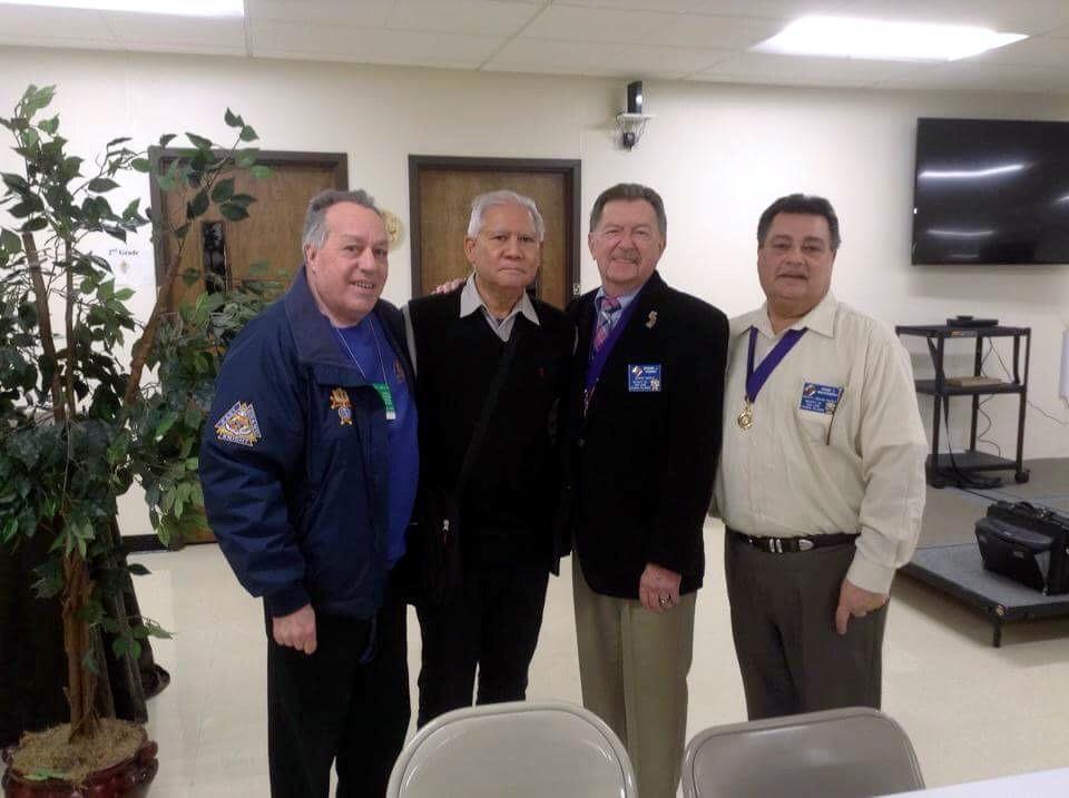 Distinguished Visitor The Council was honored to have Past Grand Knight, Brother Edgar Alitano of Council No.