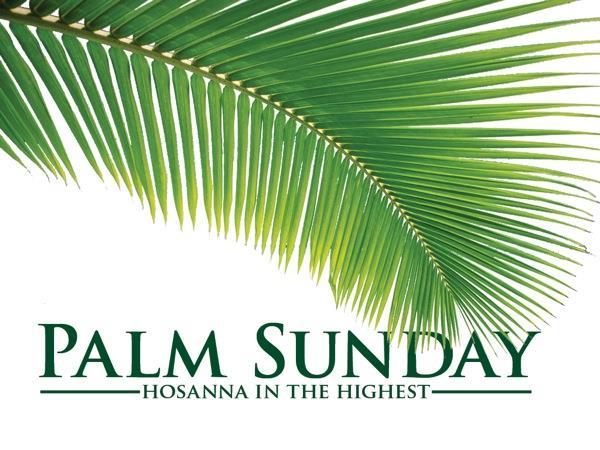 Palm Sunday March 25, 2018 11 am