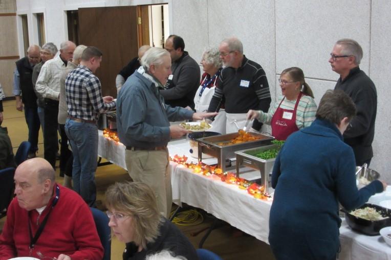 Last spring our team was asked if First Baptist would be able to provide desserts for Loaves and Fishes, a community event that has been held the fourth Tuesday of each month.