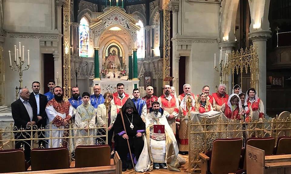 Volume 4, Issue 12 21 April 2018 Diocese of the Armenian Church in the United Kingdom and Ireland In this issue: FIRST DIVINE LITURGY OF REV FR NSHAN ALAVERDYAN DR HRATCH TCHILINGIRIAN ON THE SOURCES
