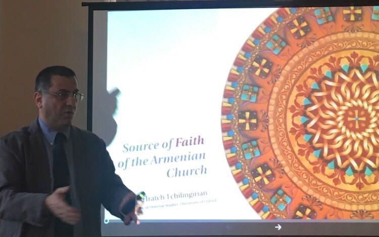 He gave an insightful introduction to the New Testament and Sacred Tradition as the main sources of the Faith of the Armenian Apostolic church.