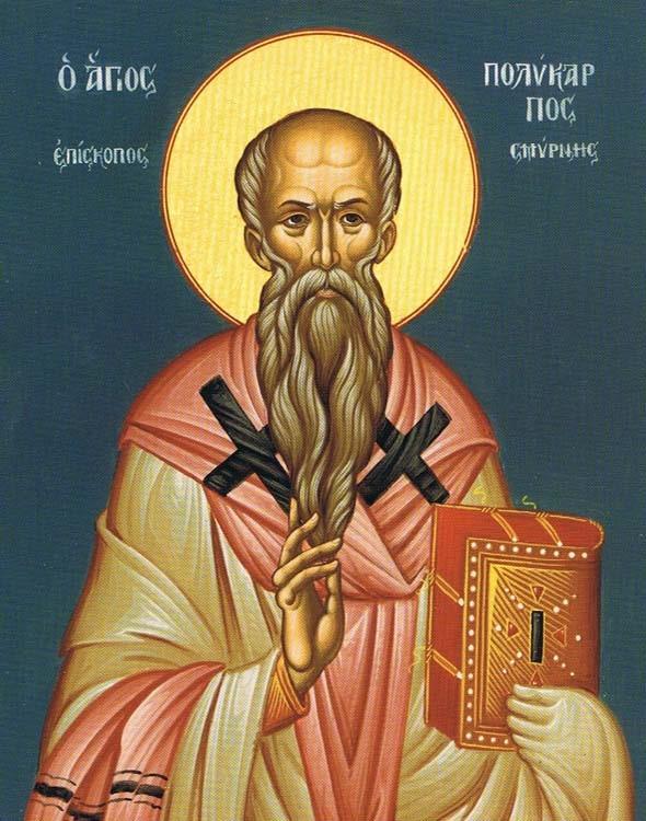 3 St. Polycarp, Bishop of Smyrna - February 23 Hieromartyr Polycarp, Bishop of Smyrna, who was fruitful in every good work (Col. 1:10), was born in the first century, living in Smyrna in Asia Minor.