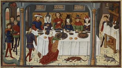 Edward IV had massive feast in 1482; 2000 people attended They had Boar and Gilded Peacock Boar was Richard III favourite AND it
