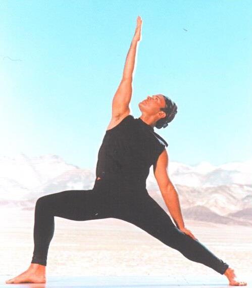 Asana Spotlight: Reverse Warrior is our focus pose for this month. We take this pose occasionally as part of the Vitality series once we have been warmed by a strong flow of sun salutations.