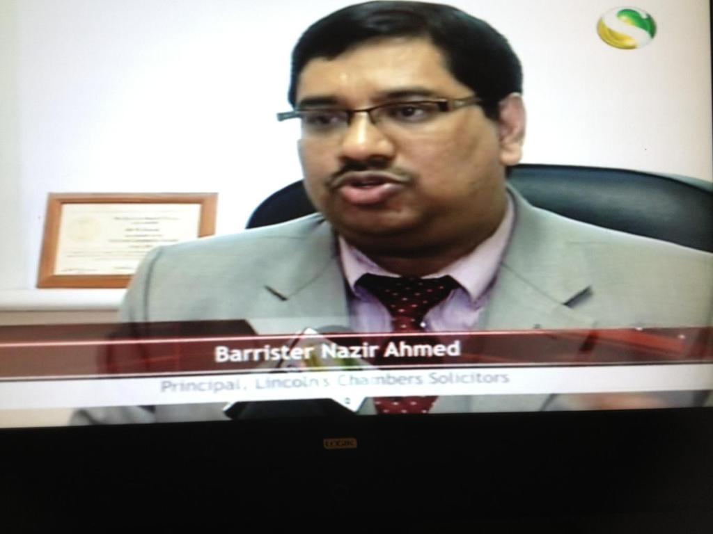 Barrister Nazir Ahmed at