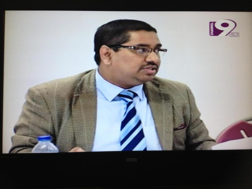 Barrister Nazir Ahmed speaking at a roundtable discussion on Savar Tragedy as
