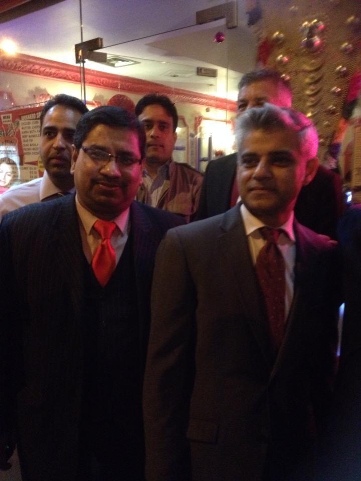 Barrister Nazir Ahmed (left) with Right Hon.