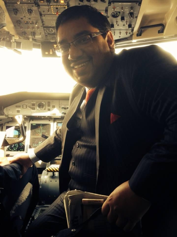 Barrister Nazir Ahmed at the Cockpit of