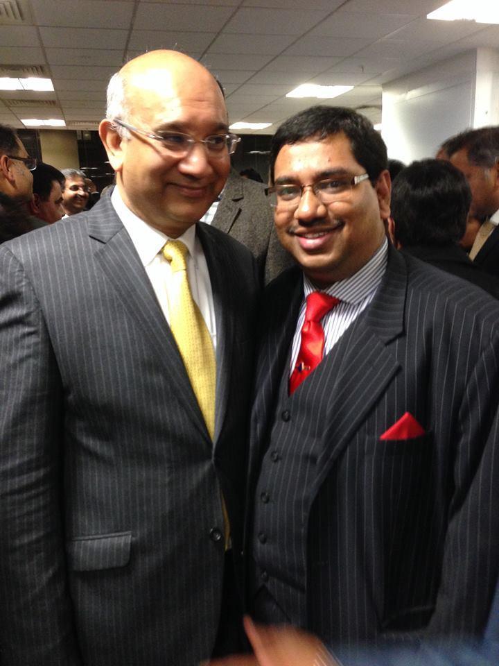 Barrister Nazir Ahmed with Right Hon Keith Vaz MP, Shadow