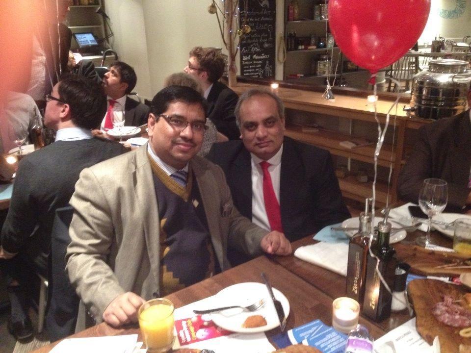 Barrister nazir Ahmed with local Cllr Mukesh Patel (of London