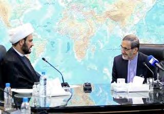 10 Sheikh Akram al-ka'bi meets with Ali-Akbar Velayati during a visit to Tehran (Tasnim, September 1, 2016).