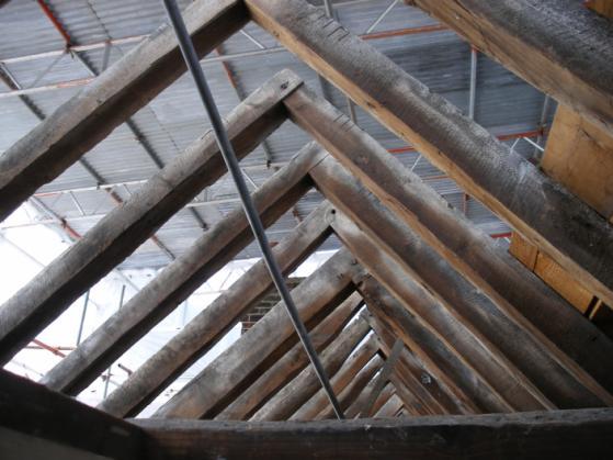 Many of the timbers were therefore beyond repair and had to be replaced.
