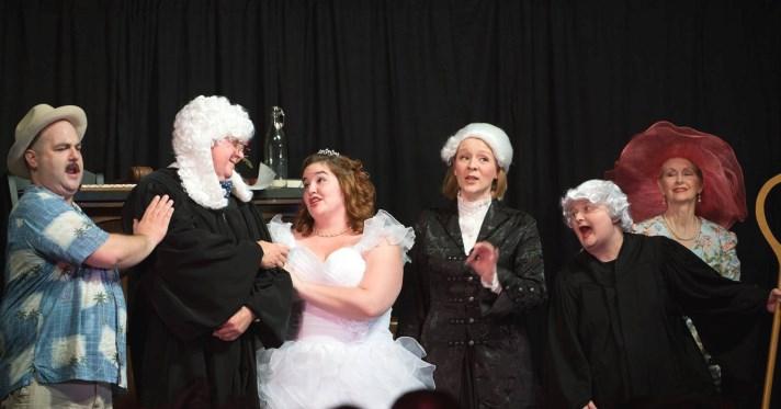 October 2016 Page 17 Christ Church Players and Trial by Jury The Christ Church Players presented Gilbert and Sullivan s uproarious comedy, Trial by Jury done Christ- Church style, with a little Monty
