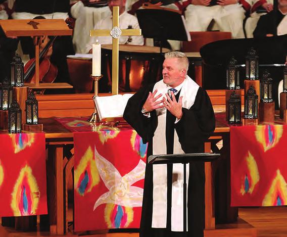 Philip Rhodes brings the message at the opening worship and memorial service on Sunday