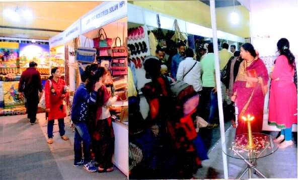 In the Jute Jute Fairs organised by NJB during 1 st 7 th September, 2014, Locals and the Tourists from different parts of the country made their visits to the Jute Fair at Fremasons Hall, Mall Road,