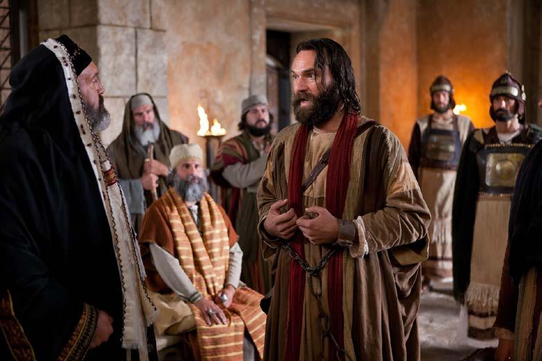 Peter before the Sanhedrin (Acts 4:8 12, Peter s third recorded speech) Then Peter, filled with the Holy Ghost, said unto them, Ye rulers of the people, and elders of Israel, If we this day be