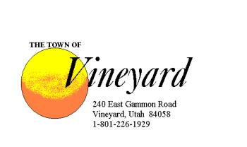 MINUTES OF A WORK SESSION WITH STAFF, A PUBLIC HEARING AND A REGULAR MEETING OF THE VINEYARD TOWN COUNCIL Vineyard Town Hall, 240 East Gammon Road, Vineyard Utah July 27, 2016 at 6:00 PM Present
