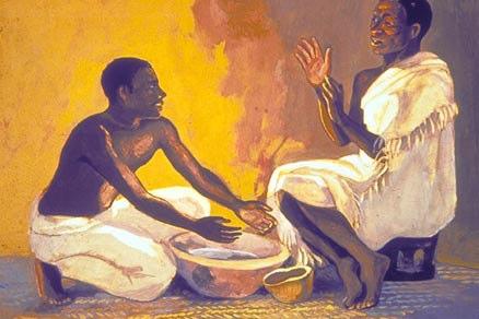 Introduction The story of Jesus washing the disciples feet on the eve of Passover is a powerful testimony to a theme that recurs throughout the Gospel accounts of his ministry: holiness and power are