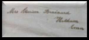She married, on September 14, 1834, Alvin Brainerd, born August 15, 1792, the son of Asa and Elizabeth (Welsh) Brainerd.