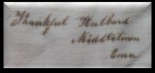 E2 Thankful Hubbard Phoebe s friend; age 12 in 1850; she lived in Middletown.