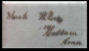 She married, May 1, 1850, Noah Post Wilcox, who was born about 1825, the son of John and Rachel Florilla (Post) Wilcox.