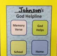 Ask the children to write their names on the line s God