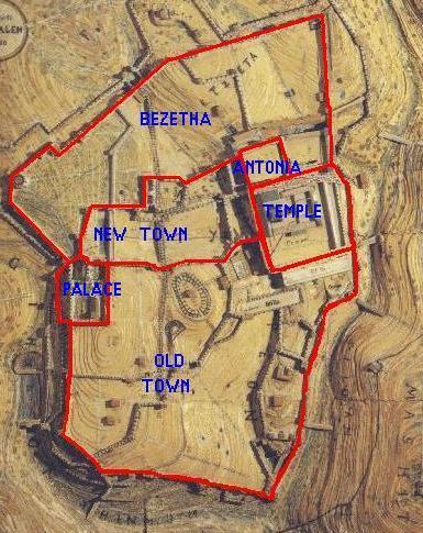 70AD - Jerusalem destroyed and classic Jewish religion ends Romans breach north wall Antonia 1. Vespasian became emperor and son Titus began siege of Jerusalem during Passover in April 70AD and 1.
