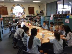 The students enjoyed a shared reading the new picture books we have recently created some artwork