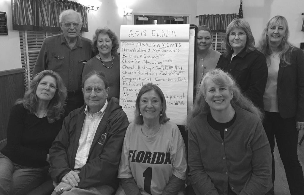 NEWS FROM KANAPAHA Page 5 Session (Cont d)... KPC RULING ELDERS For 2019 Kim Friend 609-306-5699 kimfriend1@hotmail.com Nancy Henry 352-495-3840 msstory96@aol.
