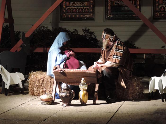 meaning of Christmas through our annual live nativity and carol sing-a-long.