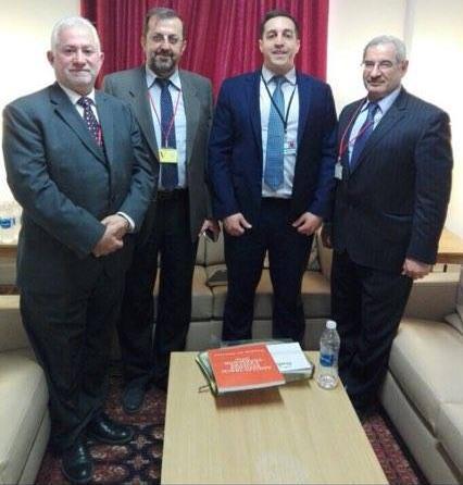 This was another opportunity to talk about the AISC project. In this time, Ihsan met with the former Iraqi Vice- President Dr Adel Abdul Mahdi.