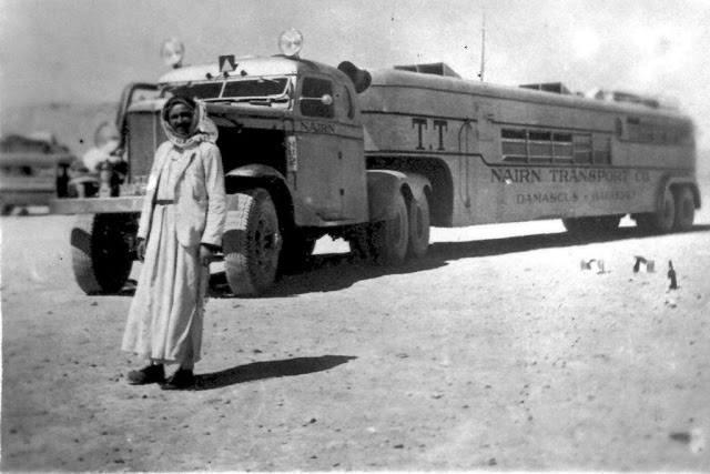 This was to provide each bus driver with mutual assistance and protection due to the desert terrain, and in case of attacks on the convoy en-route.