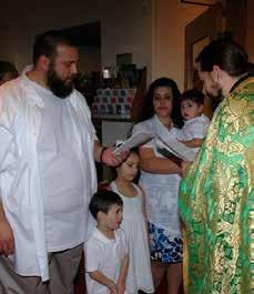 The Holy Sacraments of Baptism and Chrismation were