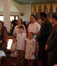 receivesthe Lentz family through the Sacrament of
