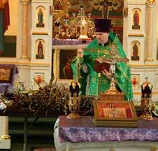 The faithful of All Saints Orthodox Church in Olyphant celebrated