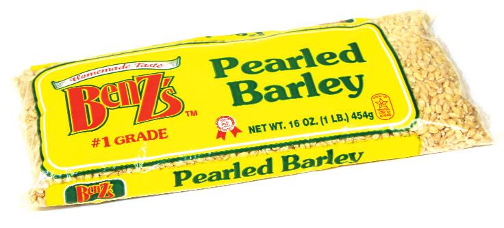 24x1 lb PEARLED BARLEY A superb ingredient
